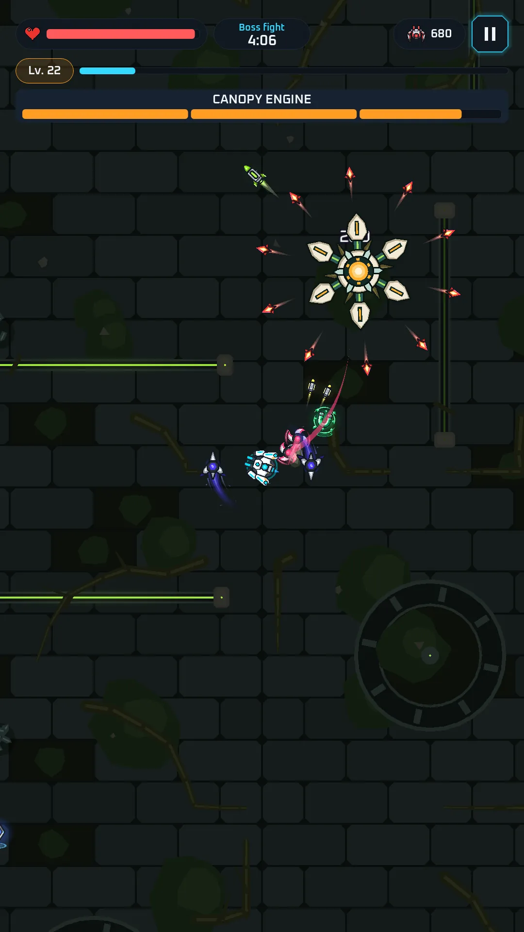 Canopy Engine, boss of Overgrowth Threshold, the first Operation of Chapter 2.